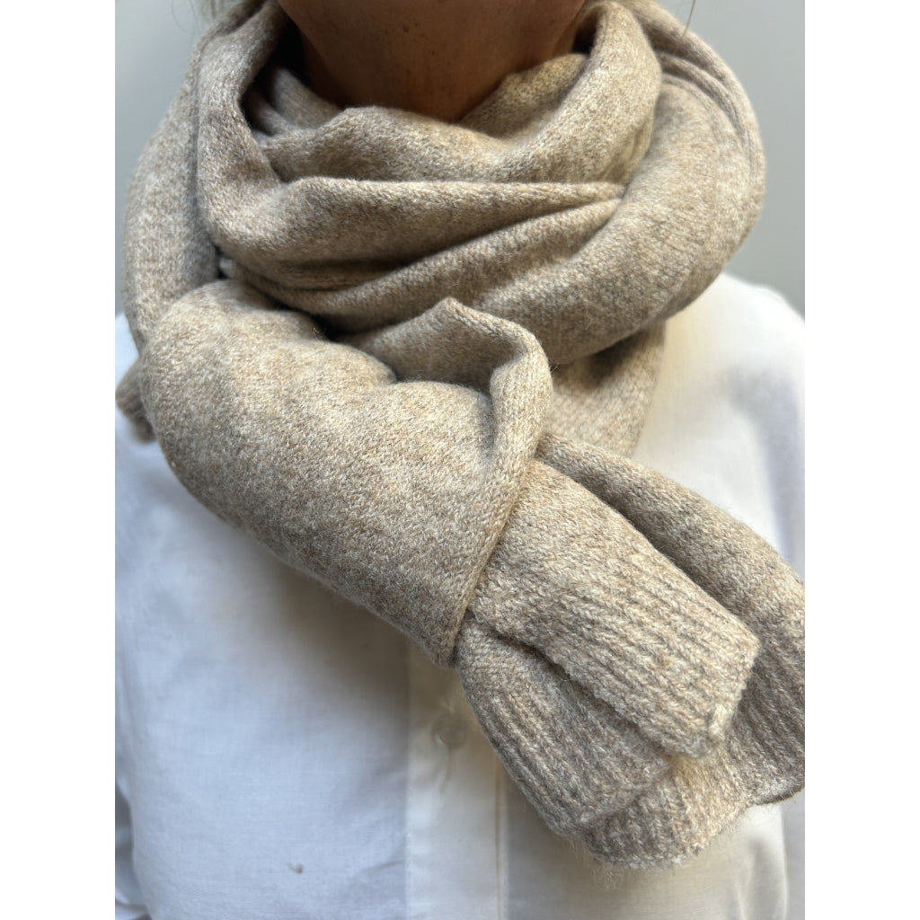 Skjerf i Ull - Beige - Three M