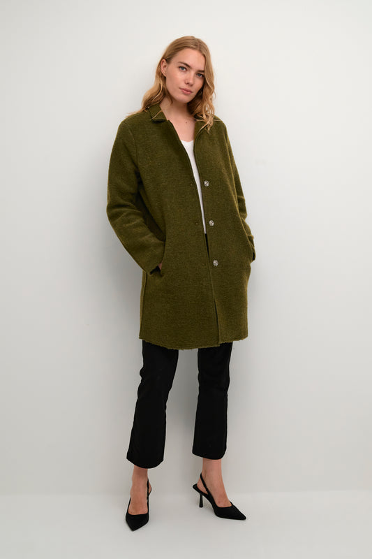 Birgith Wool Jacket - Olive - Culture