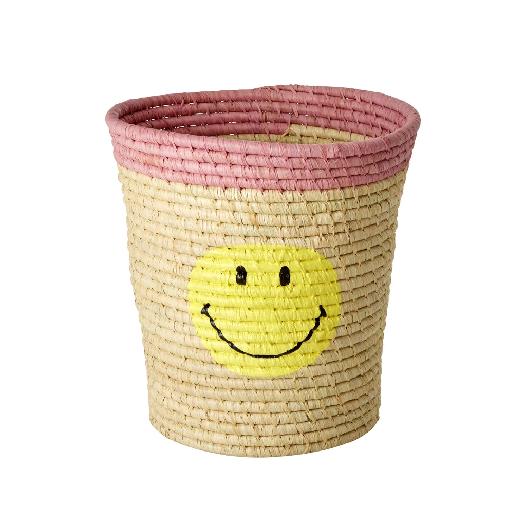 RICE Raffia Kurv Smiley