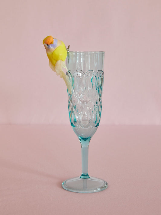 RICE - Champagneglass Akryl Mint