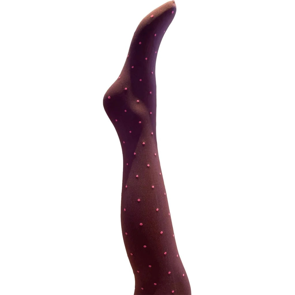 Strømpebukse - Agnes Pink Dot Tights - A MOÌ