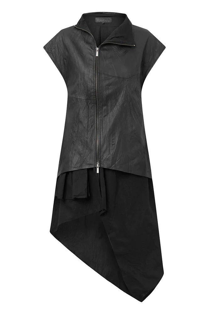 ELSEWHERE LEATHER WAISTCOAT RIO