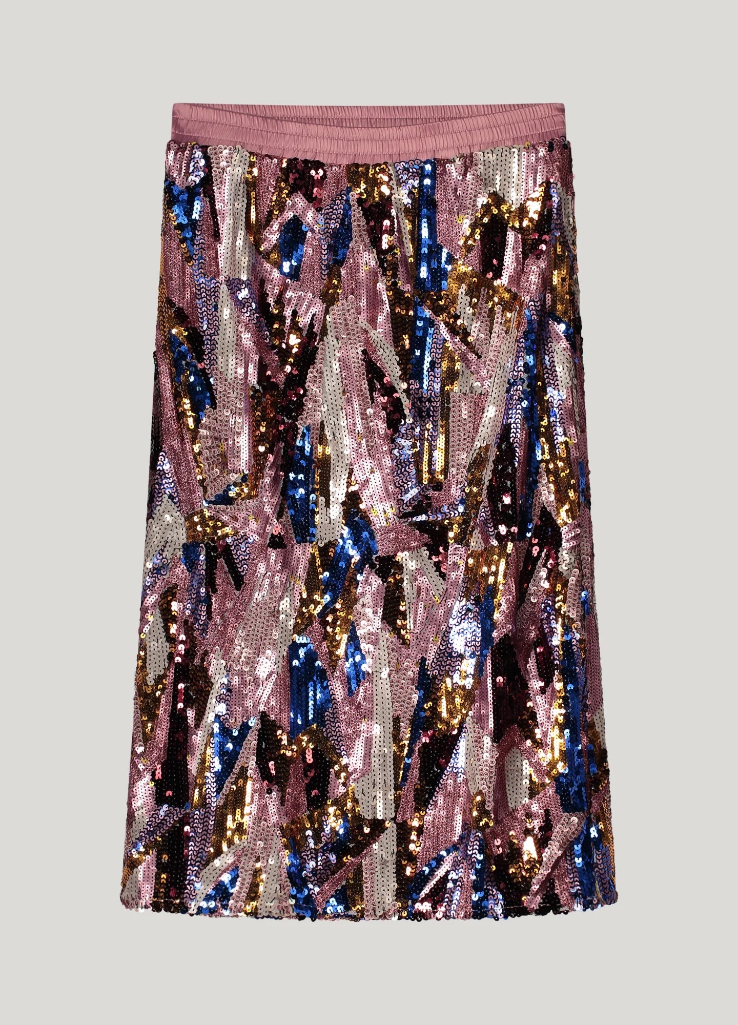 Sequinned Skirt - Multicolor / Pink - Summum